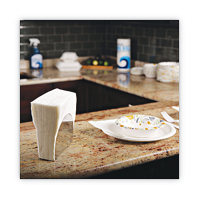 Boardwalk 1/4-Fold Lunch Napkins, 1-Ply, 11.8" x 11.2", White, 6,000/Carton (BWK8310W)