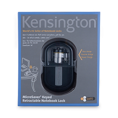Kensington MicroSaver Cable Lock, 4 ft, Black (K64538US)