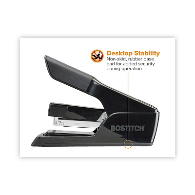 Bostitch EZ Squeeze 75 Stapler, 75-Sheet Capacity, Black (BOSB875)