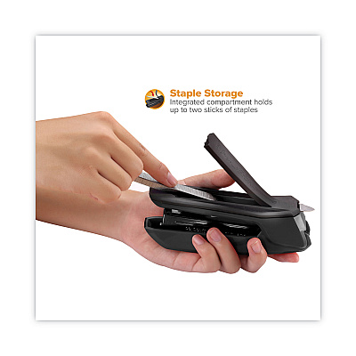 Bostitch Ascend Stapler, 20-Sheet Capacity, Black (BOSB210BLK)
