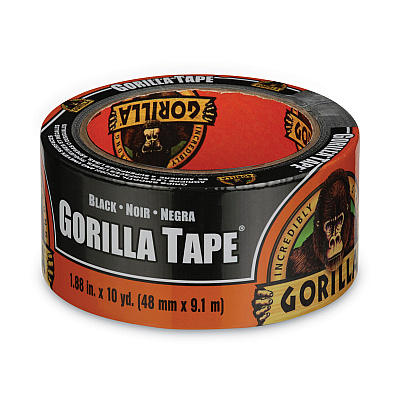 Gorilla Tape, 3" Core, 1.88" x 10 yds, Black (GOR105462)