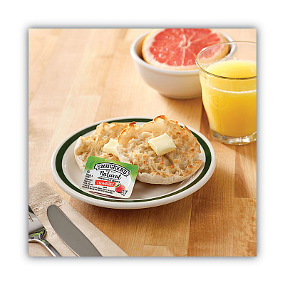 Smucker's Smuckers 1/2 Ounce Natural Jam, 0.5 oz Container, Strawberry, 200/Carton (SMU8201)