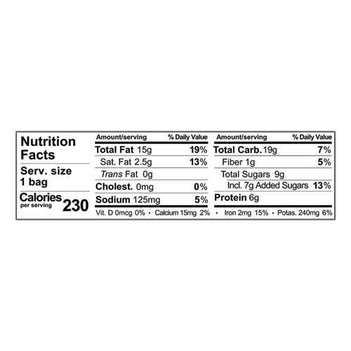 Sahale Snacks Glazed Mixes, Cashew Pom Vanilla, 1.5 oz, 18/Carton (900021)