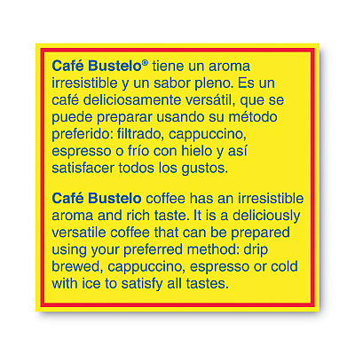 Cafe Bustelo Espresso, 10 oz (FOL00050)