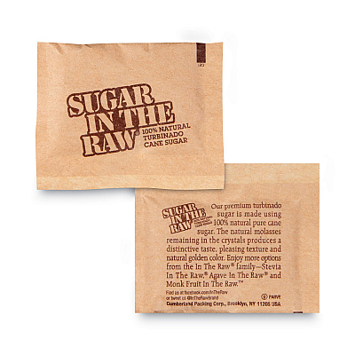 Sugar in the Raw Sugar Packets, 0.2 oz Packets, 200 Packets/Box, 2 Boxes/Carton (SMU00319CT)