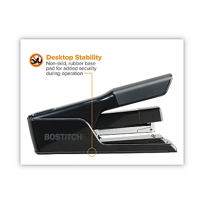 Bostitch EZ Squeeze 40 Stapler, 40-Sheet Capacity, Black (BOSB9040)