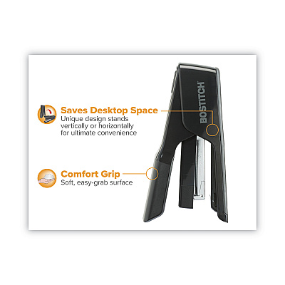 Bostitch EZ Squeeze 40 Stapler, 40-Sheet Capacity, Black (BOSB9040)