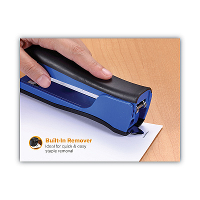 Bostitch Dynamo Stapler, 20-Sheet Capacity, Blue (BOSB696RBLUE)