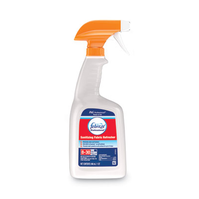 Febreze Professional Sanitizing Fabric Refresher, Light Scent, 32 oz Spray Bottle, 6/Carton (PGC07309)