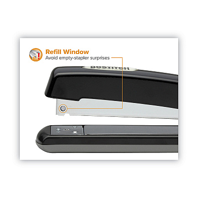 Bostitch Professional Antimicrobial Executive Stapler, 20-Sheet Capacity, Black (BOSB5000BLK)