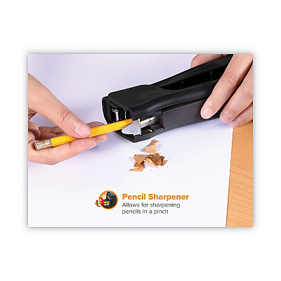 Bostitch Dynamo Stapler, 20-Sheet Capacity, Black (BOSB696BLK)