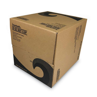 Boardwalk Convenience Pack Paper Hot Cups, 20 oz, Deerfield Print, 9 Cups/Sleeve, 15 Sleeves/Carton (BWKDEER20HCUPOP)
