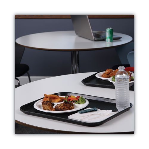 Boardwalk Bagasse Dinnerware, 3-Compartment Plate, 10" dia, White, 500/Carton (PLATEWF3CM10)