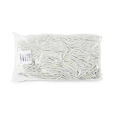 Boardwalk Cut-End Wet Mop Head, Cotton, No. 24, White 12/Carton (BWK2024CCT)