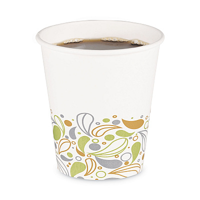 Boardwalk Deerfield Printed Paper Hot Cups, 10 oz, 50 Cups/Sleeve, 20 Sleeves/Carton (BWKDEER10HCUP)