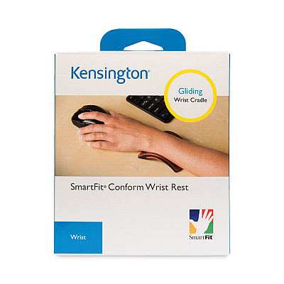 Kensington SmartFit Conform Keyboard Wrist Rest, 6.25 x 5.33, Black (KMW55787)