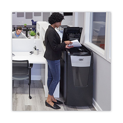 GBC AutoFeed+ 750M Micro-Cut Large Office Shredder, 750 Auto/15 Manual Sheet Capacity (GBCWSM1757613)