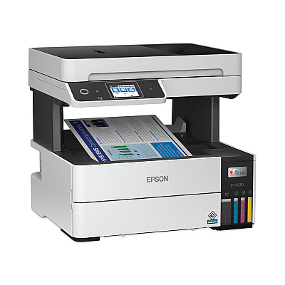Epson EcoTank Pro ET-5170 All-in-One Supertank Printer, Copy/Fax/Print/Scan (C11CJ88201)