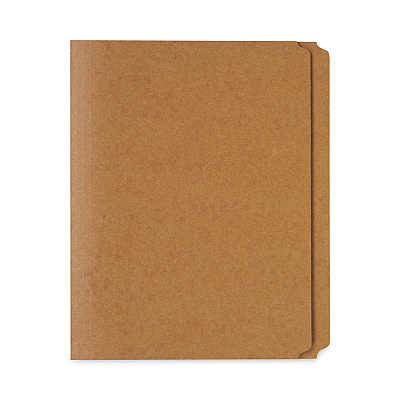 Universal Reinforced Kraft Top Tab File Folders, Straight Tabs, Letter Size, 0.75" Expansion, Brown, 100/Box (UNV16130)