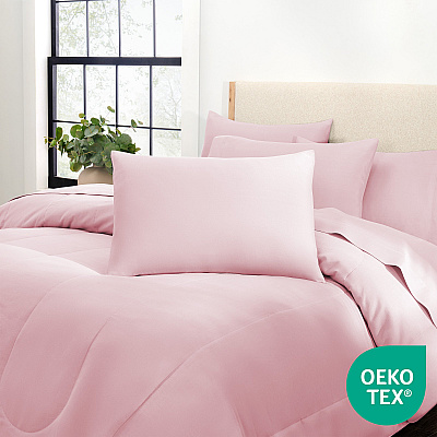 Family Essentials Bed In Bag 7pc - Queen - Rose, 7 Piece Set (P-BIAB-FQ-RO)