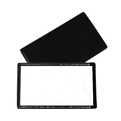 C-Line Slap-Stick Magnetic Label Holders, Side Load, 4.25 x 2.5, Black, 10/Pack (CLI87700)