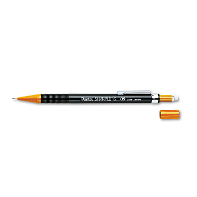 Pentel Sharplet-2 Mechanical Pencil, 0.9 mm, HB (#2), Black Lead, Brown Barrel (PENA129E)
