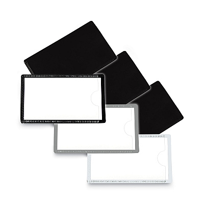 C-Line Slap-Stick Magnetic Label Holders, Side Load, 4.25 x 2.5, White, 10/Pack (CLI87707)