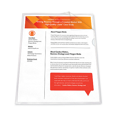 C-Line Antimicrobial Protected Poly Project Folders, Letter Size, Clear, 25/Box (CLI62137)