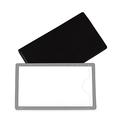 C-Line Slap-Stick Magnetic Label Holders, Side Load, 4.25 x 2.5, Gray, 10/Pack (CLI87701)