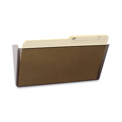 Storex Wall File, Legal Size, 16" x 4" x 7", Smoke (STX70208U06C)