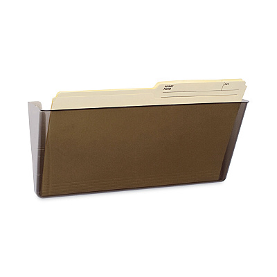 Storex Unbreakable Magnetic Wall File, Legal/Letter Size, 16" x 4" x 7", Smoke (STX70326U06C)