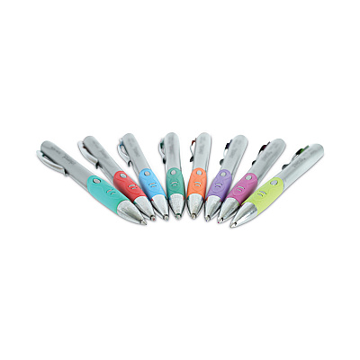 Universal Comfort Grip Gel Pen, Retractable, Medium 0.7 mm, Assorted Ink and Barrel Colors, 8/Pack (UNV39725)