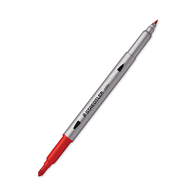 Staedtler Double Ended Markers, Assorted Bullet Tips, Assorted Colors, 36/Pack (STD3200TB36)