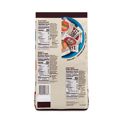 Hershey's All Time Greats White Variety Pack, Assorted, 31.6 oz Bag, 64 Pieces/Bag (GRR24600353)
