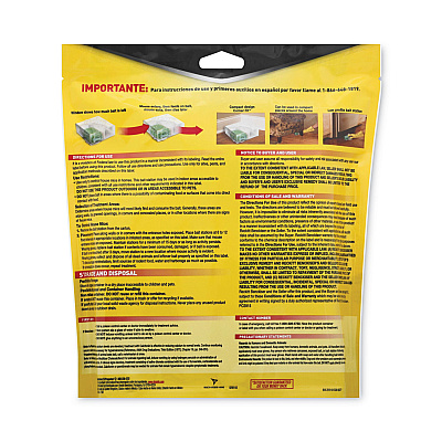d-CON Disposable Bait Station, 3 x 3 x 1.25, 3 Bait Stations/Pack, 6 Packs/Carton (RAC99427)