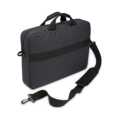 Case Logic Huxton 15.6" Laptop Attache, Fits Devices Up to 15.6", Polyester, 16.3 x 2.8 x 12.4, Black (CLG3204653)