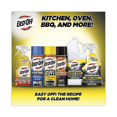EASY-OFF Fume-Free Oven Cleaner, Lemon Scent 14.5 oz Aerosol Spray, 12/Carton (RAC87977CT)