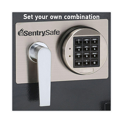 Sentry Safe Digital Depository Safe, Large, 0.94 cu ft, 14w x 15.6d x 20h, Black (SENDH074E)