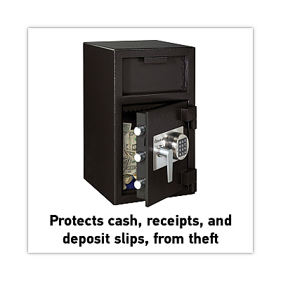 Sentry Safe Digital Depository Safe, Extra Large, 1.3 cu ft, 14w x 15.6d x 24h, Black (SENDH109E)