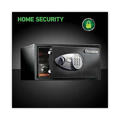 Sentry Safe Electronic Lock Security Safe, 1 cu ft, 16.94w x 14.56d x 8.88h, Black (SENX105)