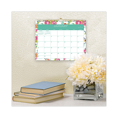Blue Sky Day Designer Peyton Wall Calendar, Floral Artwork, 11 x 8.75, White/Multicolor Sheets, 12-Month (Jan to Dec): 2026 (103629)