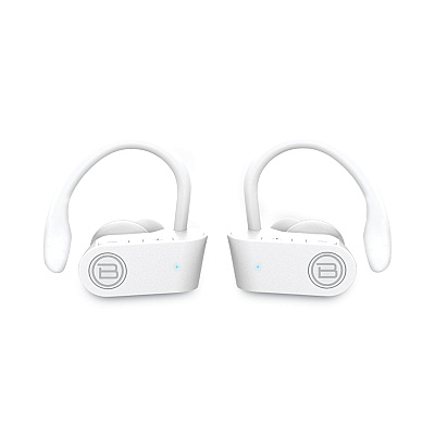 ByTech Bluetooth Sports Earbuds, White (BTHBCAUBE119WT)