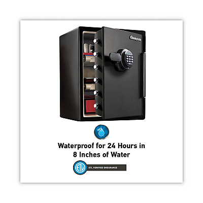 Sentry Safe Fire-Safe with Digital Keypad Access, 2 cu ft, 18.67w x 19.38d x 23.88h, Black (SENSFW205EVB)