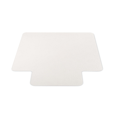 deflecto EconoMat All Day Use Chair Mat for Hard Floors, Flat Packed, 46 x 60, Lipped, Clear (DEFCM2E432F)