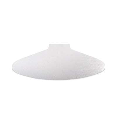deflecto SuperMat Frequent Use Chair Mat, Medium Pile Carpet, 60 x 66, L-Shape, Clear (DEFCM14002K)