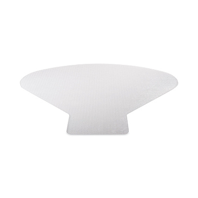 deflecto SuperMat Frequent Use Chair Mat, Medium Pile Carpet, 60 x 66, L-Shape, Clear (DEFCM14002K)