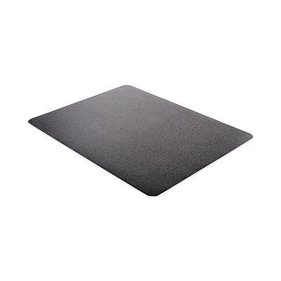 deflecto SuperMat Frequent Use Chair Mat for Medium Pile Carpet, 45 x 53, Rectangular, Black (DEFCM14242BLK)