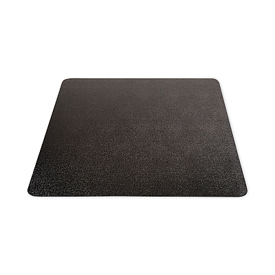 deflecto SuperMat Frequent Use Chair Mat for Medium Pile Carpet, 45 x 53, Rectangular, Black (DEFCM14242BLK)