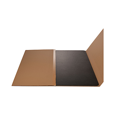 deflecto SuperMat Frequent Use Chair Mat for Medium Pile Carpet, 45 x 53, Rectangular, Black (DEFCM14242BLK)