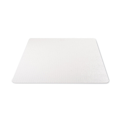 deflecto SuperMat Frequent Use Chair Mat, Med Pile Carpet, Roll, 45 x 53, Rectangular, Clear (DEFCM14242COM)